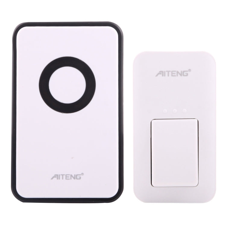 AITENG V018G Life Waterproof Battery-Free Wireless Doorbell, 1 Receiver + 1 x Transmitter, Receiver Distance: 130m, US Plug, V018G AITENG V018G Life Waterproof Battery-Free Wireless Doorbell, 1 Receiver + 1 x Transmitter, Receiver Distance: 130m, US Plug, V018G